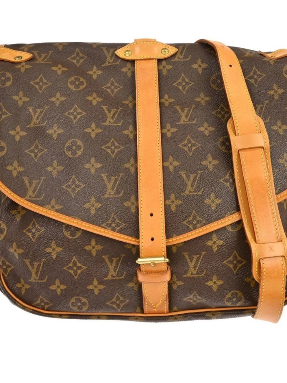 LOUIS VUITTON SAUMUR 35 SHOULDER BAG MONOGRAM M42254